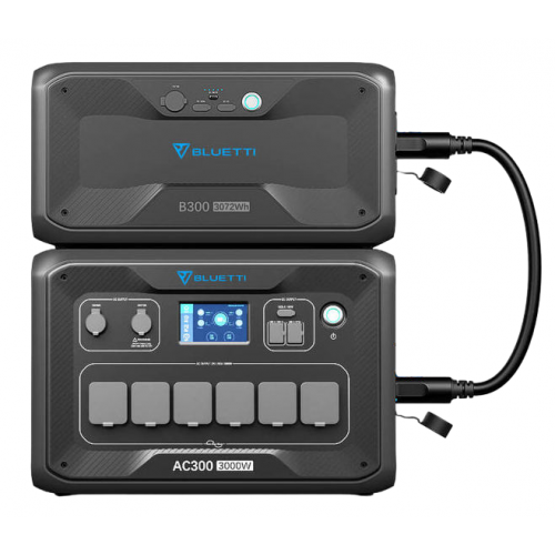 Зарядна станція з акумуляторним модулем BLUETTI AC300 3000W + B300 3072Wh купити в Україні: Київ, Львів, Хмельницький, Тернопіль, Івано-Франківськ | Низька ціна, відгуки, характеристики від TELEMART фото