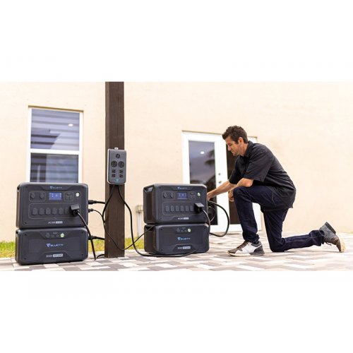 Зарядна станція з акумуляторним модулем BLUETTI AC300 3000W + B300 3072Wh купити в Україні: Київ, Львів, Хмельницький, Тернопіль, Івано-Франківськ | Низька ціна, відгуки, характеристики від TELEMART фото