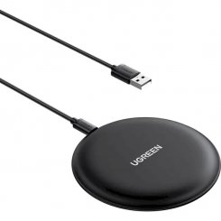 Фото Беспроводное зарядное устройство Ugreen CD186 Wireless Charger Pad 15W (80537) Black
