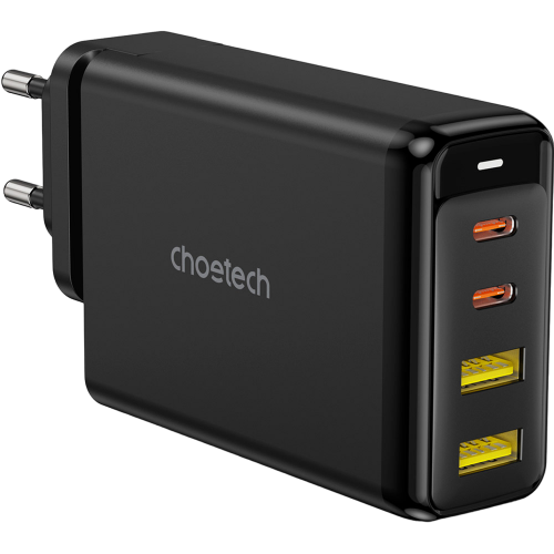 Купить Сетевое зарядное устройство Choetech 2 x USB + 2 x USB Type-C 140W (PD6005-EU-BK) Black - цена в Харькове, Киеве, Днепре, Одессе
в интернет-магазине Telemart фото