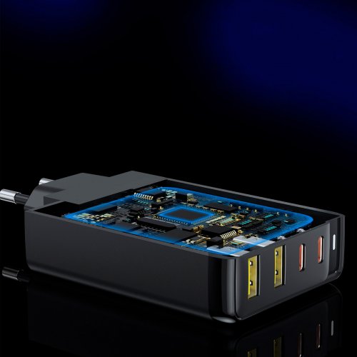 Купить Сетевое зарядное устройство Choetech 2 x USB + 2 x USB Type-C 140W (PD6005-EU-BK) Black - цена в Харькове, Киеве, Днепре, Одессе
в интернет-магазине Telemart фото