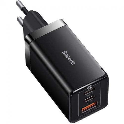 Купить Сетевое зарядное устройство Baseus GaN5 Pro USB + 2 USB Type-C 65W (CCGP120201) Black - цена в Харькове, Киеве, Днепре, Одессе
в интернет-магазине Telemart фото