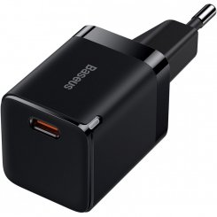 Мережевий зарядний пристрій Baseus GAN3 USB Type-C 30W (CCGN010101) Black