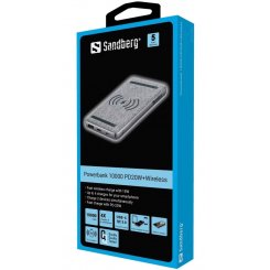 Powerbank Sandberg 10000 mAh PD 20W + Wireless QI 15W (420-61)