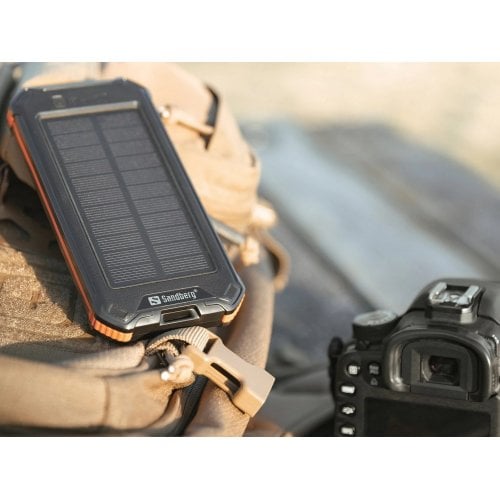 Купити Powerbank Sandberg 3 in 1 Solar 10000 mAh (420-72) - ціна в Києві, Львові, Вінниці, Хмельницькому, Франківську, Україні | інтернет-магазин TELEMART.UA фото