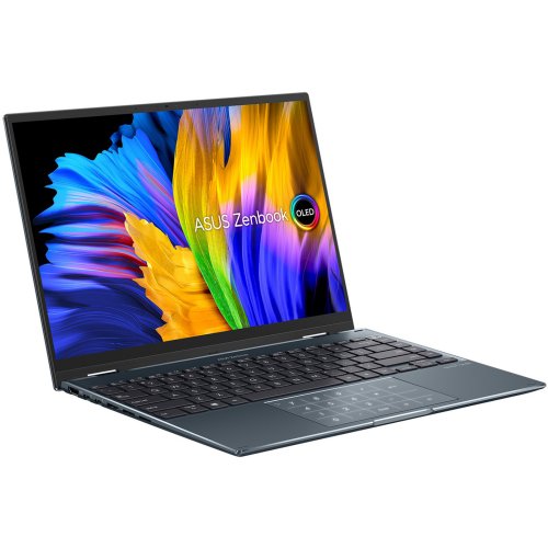 Продати Ноутбук Asus Zenbook 14 Flip OLED UP5401ZA-KN147W (90NB0XL1-M00810) Pine Grey за Trade-In у інтернет-магазині Телемарт - Київ, Дніпро, Україна фото