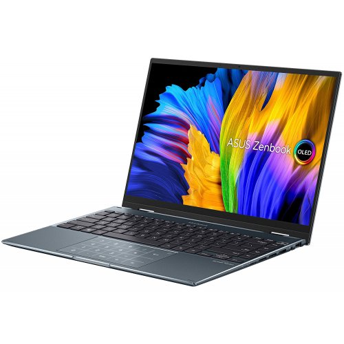 Продати Ноутбук Asus Zenbook 14 Flip OLED UP5401ZA-KN147W (90NB0XL1-M00810) Pine Grey за Trade-In у інтернет-магазині Телемарт - Київ, Дніпро, Україна фото