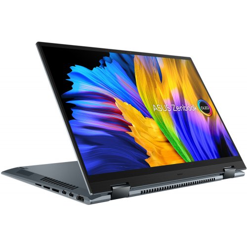 Продати Ноутбук Asus Zenbook 14 Flip OLED UP5401ZA-KN147W (90NB0XL1-M00810) Pine Grey за Trade-In у інтернет-магазині Телемарт - Київ, Дніпро, Україна фото