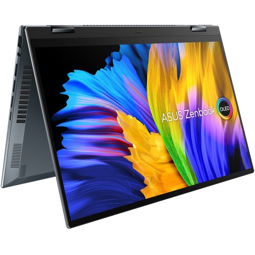 Продати Ноутбук Asus Zenbook 14 Flip OLED UP5401ZA-KN147W (90NB0XL1-M00810) Pine Grey за Trade-In у інтернет-магазині Телемарт - Київ, Дніпро, Україна фото
