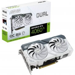 Відеокарта Asus GeForce RTX 4060 Ti Dual OC White 8192MB (DUAL-RTX4060TI-O8G-WHITE)