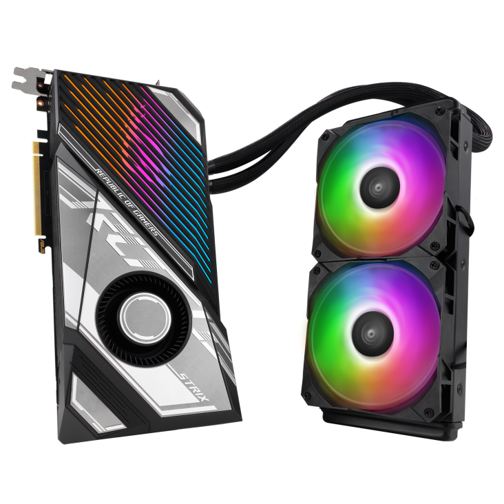 Видеокарта Asus ROG Strix GeForce RTX 4090 LC OC 24576MB (ROG-STRIX-LC ...