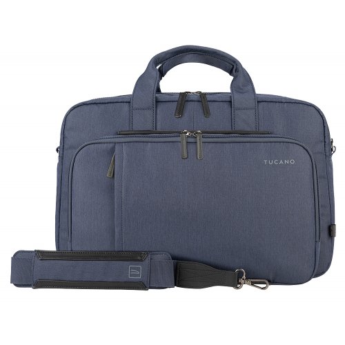 Сумка Tucano 15.6" Flash (BFLASH15-B) Blue купить в Украине: Киев, Днепр, Харьков, Одесса  | Низкая цена, отзывы, характеристики от TELEMART фото