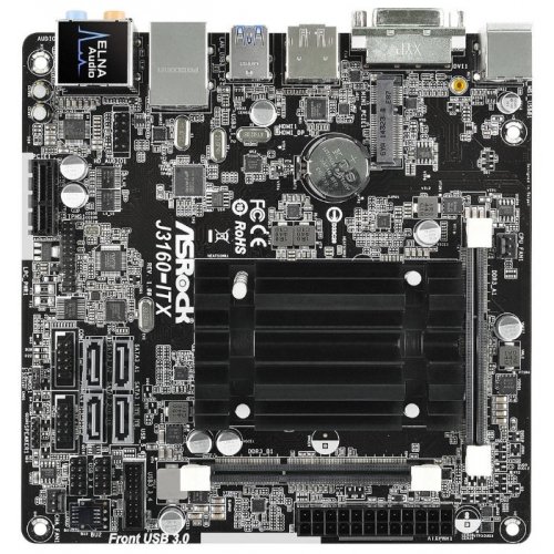 Продать Материнская плата AsRock J3160-ITX (Intel J3160) по Trade-In интернет-магазине Телемарт - Киев, Днепр, Украина фото