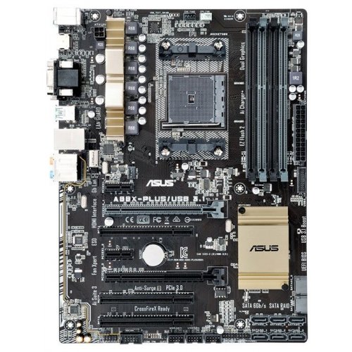 Продати Материнська плата Asus A88X-PLUS/USB 3.1 (sFM2+, AMD A88X) за Trade-In у інтернет-магазині Телемарт - Київ, Дніпро, Україна фото