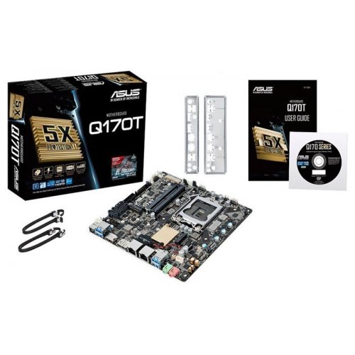 Продать Материнская плата Asus Q170T (s1151, Intel Q170 ) по Trade-In интернет-магазине Телемарт - Киев, Днепр, Украина фото