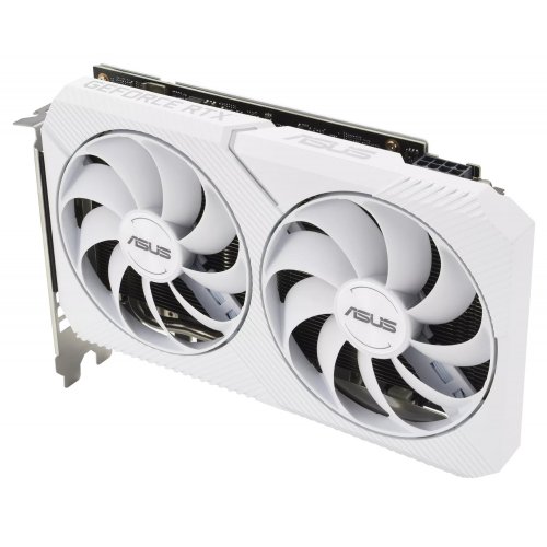 Photo Video Graphic Card Asus GeForce RTX 3060 Dual OC 8192MB (DUAL-RTX3060-O8G-WHITE FR) Factory Recertified