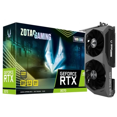 Продати Відеокарта Zotac Gaming GeForce RTX 3070 Twin Edge 8192MB (ZT-A30700E-10PLHR) LHR за Trade-In у інтернет-магазині Телемарт - Київ, Дніпро, Україна фото