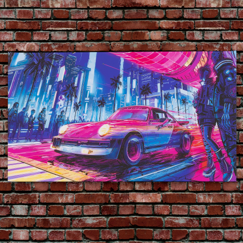 Купить Картина Evolve Wall Art Retrowave v3 - цена в Харькове, Киеве, Днепре, Одессе
в интернет-магазине Telemart фото
