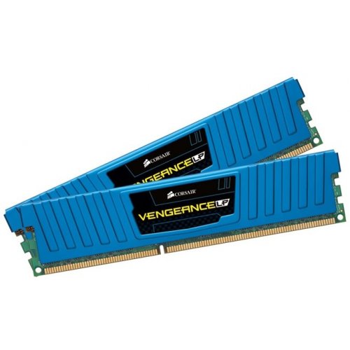 Продати ОЗП Corsair DDR3 16GB (2x8GB) 1600Mhz Vengeance Low Blue (CML16GX3M2A1600C10B) за Trade-In у інтернет-магазині Телемарт - Київ, Дніпро, Україна фото