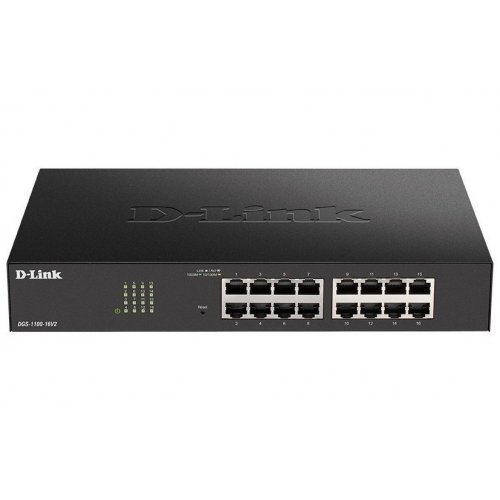 Сетевой коммутатор D-Link DGS-1100-16V2/E купить в Украине | Telemart фото
