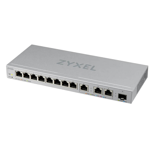 Мережевий комутатор Zyxel XGS1250-12 (XGS1250-12-ZZ0101F) купити в Україні: Київ, Львів, Хмельницький, Тернопіль, Івано-Франківськ | Низька ціна, відгуки, характеристики від TELEMART фото