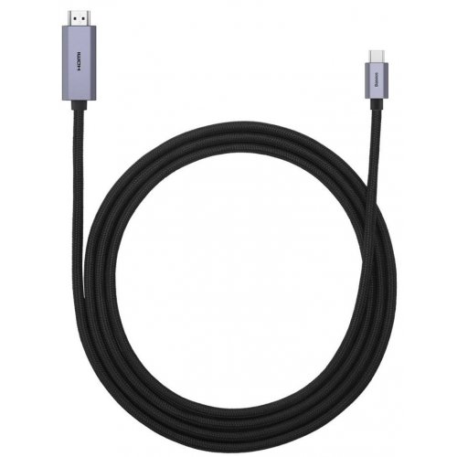 Купить Кабель Baseus High Definition Series Graphene Type-C-HDMI 4K 2m (WKGQ010101) Black - цена в Харькове, Киеве, Днепре, Одессе
в интернет-магазине Telemart фото