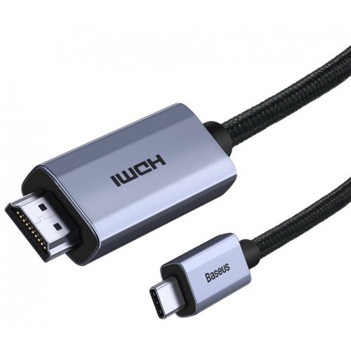 Купить Кабель Baseus High Definition Series Graphene Type-C-HDMI 4K 2m (WKGQ010101) Black - цена в Харькове, Киеве, Днепре, Одессе
в интернет-магазине Telemart фото