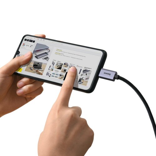 Купить Кабель Baseus High Definition Series Graphene Type-C-HDMI 4K 2m (WKGQ010101) Black - цена в Харькове, Киеве, Днепре, Одессе
в интернет-магазине Telemart фото