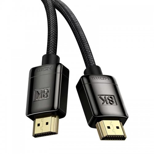Купить Кабель Baseus High Definition Series Graphene HDMI-HDMI 8K 1m (WKGQ000001) Black - цена в Харькове, Киеве, Днепре, Одессе
в интернет-магазине Telemart фото