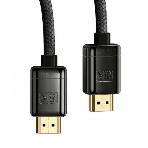Купить Кабель Baseus High Definition Series Graphene HDMI-HDMI 8K 1m (WKGQ000001) Black - цена в Харькове, Киеве, Днепре, Одессе
в интернет-магазине Telemart фото