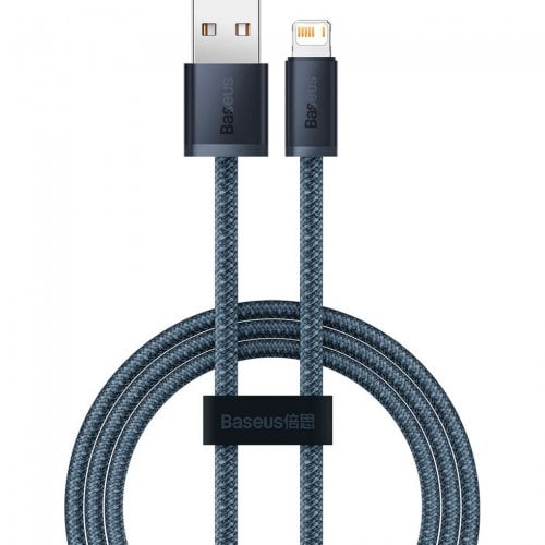 Купить Кабель Baseus Cable Dynamic Series USB-Lightning 2.4A 1m (CALD000416) Slate Gray - цена в Харькове, Киеве, Днепре, Одессе
в интернет-магазине Telemart фото