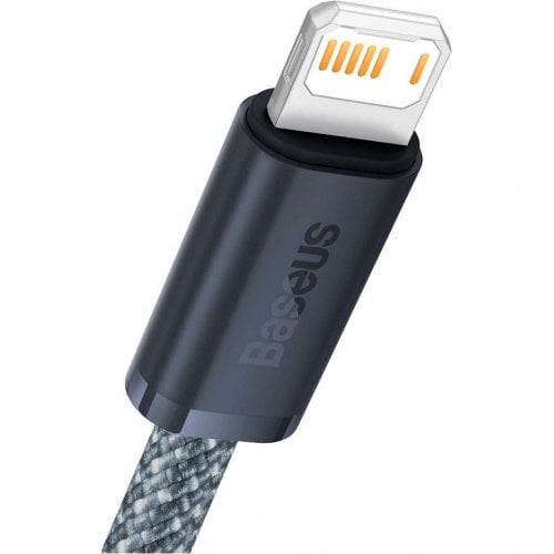 Купить Кабель Baseus Cable Dynamic Series USB-Lightning 2.4A 1m (CALD000416) Slate Gray - цена в Харькове, Киеве, Днепре, Одессе
в интернет-магазине Telemart фото