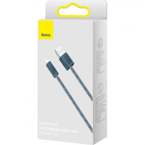 Купить Кабель Baseus Cable Dynamic Series USB-Lightning 2.4A 1m (CALD000416) Slate Gray - цена в Харькове, Киеве, Днепре, Одессе
в интернет-магазине Telemart фото