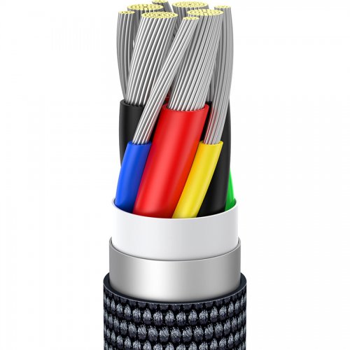 Купить Кабель Baseus Crystal Shine Series Fast Charging Data Cable USB Type-C-USB Type-C 100W 1.2m (CAJY000601) Black - цена в Харькове, Киеве, Днепре, Одессе
в интернет-магазине Telemart фото