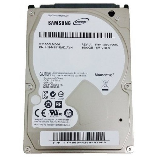 Продати Жорсткий диск Seagate Spinpoint M9T 1.5TB 32MB 5400RPM 2.5" (ST1500LM006) за Trade-In у інтернет-магазині Телемарт - Київ, Дніпро, Україна фото
