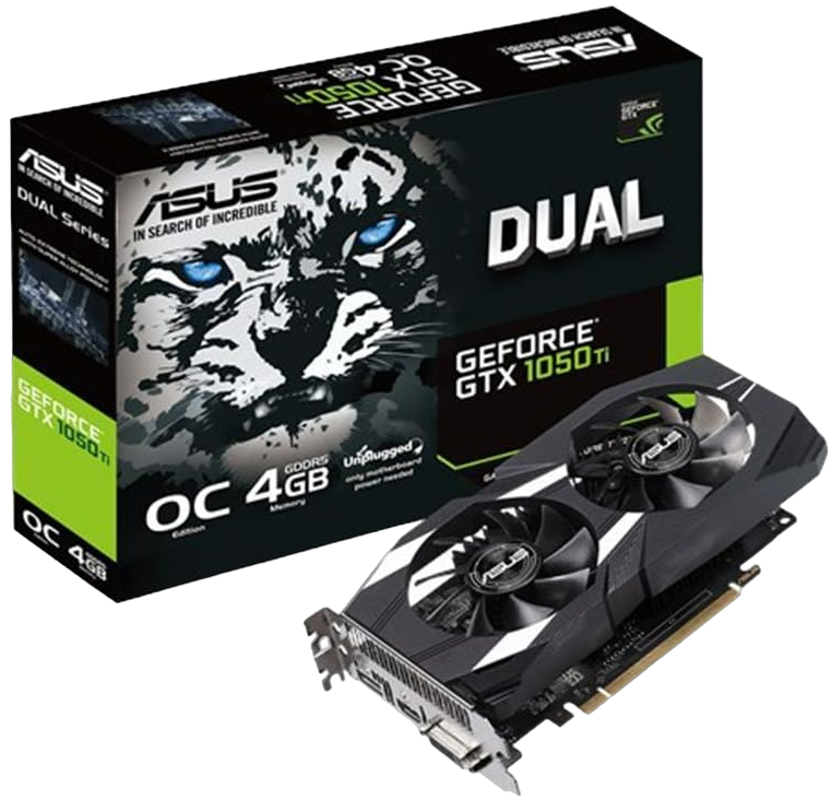 Купить Видеокарта Asus GeForce GTX 1050 Ti Dual OC V2 4096MB (DUAL ...