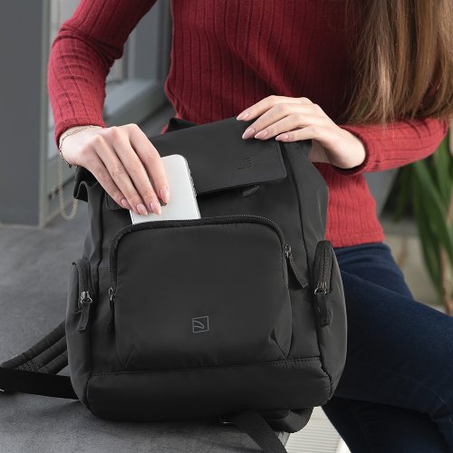 Рюкзак Tucano Macro M (BKMAC-BK) Black купить в Украине: Киев, Днепр, Харьков, Одесса  | Низкая цена, отзывы, характеристики от TELEMART фото