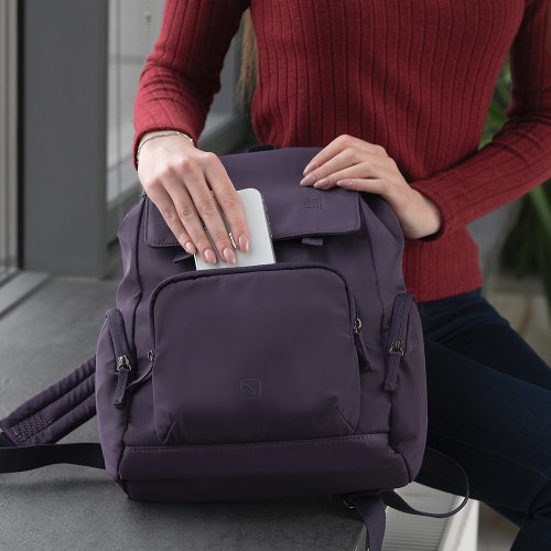 Рюкзак Tucano Macro M (BKMAC-PP) Purple купить в Украине: Киев, Днепр, Харьков, Одесса  | Низкая цена, отзывы, характеристики от TELEMART фото