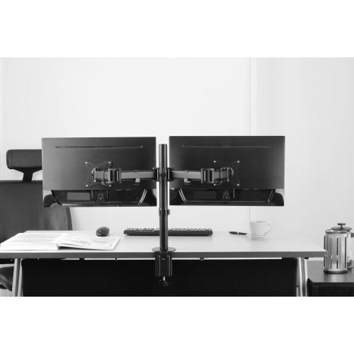 Кронштейн для монітора OfficePro MA202 Black купити в Україні: Київ, Львів, Хмельницький, Тернопіль, Івано-Франківськ | Низька ціна, відгуки, характеристики від TELEMART фото