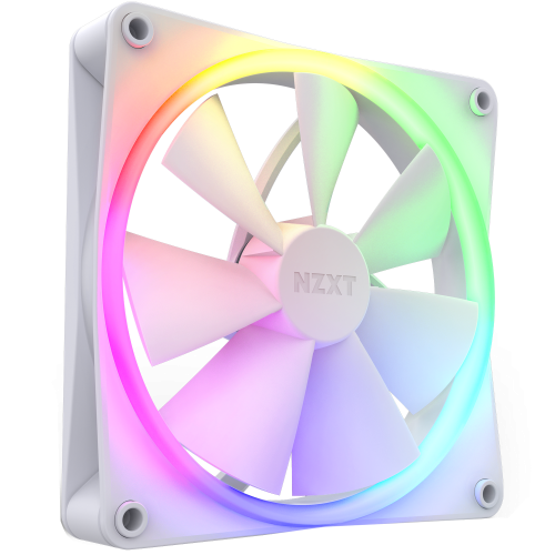 Кулер для корпуса NZXT F140 RGB (RF-R14SF-W1) White купити з перевіркою сумісності: огляд, характеристики, ціна у Києві, Львові, Вінниці, Хмельницькому, Івано-Франківську, Україні | інтернет-магазин TELEMART.UA фото