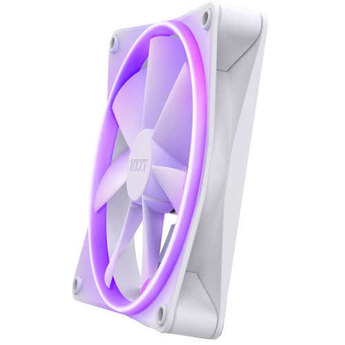 Кулер для корпуса NZXT F140 RGB (RF-R14SF-W1) White купити з перевіркою сумісності: огляд, характеристики, ціна у Києві, Львові, Вінниці, Хмельницькому, Івано-Франківську, Україні | інтернет-магазин TELEMART.UA фото