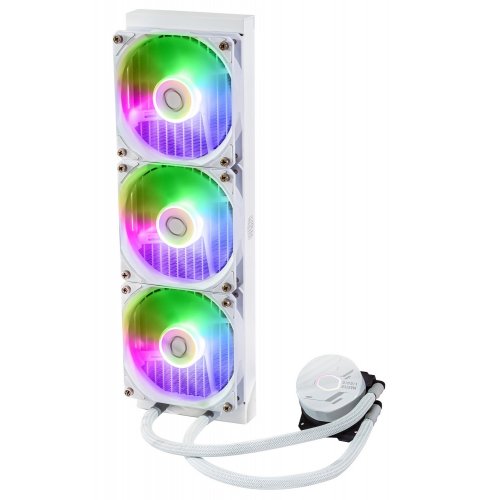 Купить Готовая СВО Cooler Master MasterLiquid 360L Core ARGB (MLW-D36M-A18PZ-RW) White с проверкой совместимости: обзор, характеристики, цена в Киеве, Днепре, Одессе, Харькове, Украине | интернет-магазин TELEMART.UA фото