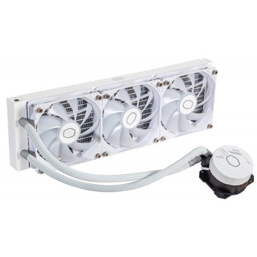 Готова СВО Cooler Master MasterLiquid 360L Core ARGB (MLW-D36M-A18PZ-RW) White купити з перевіркою сумісності: огляд, характеристики, ціна у Києві, Львові, Вінниці, Хмельницькому, Івано-Франківську, Україні | інтернет-магазин TELEMART.UA фото