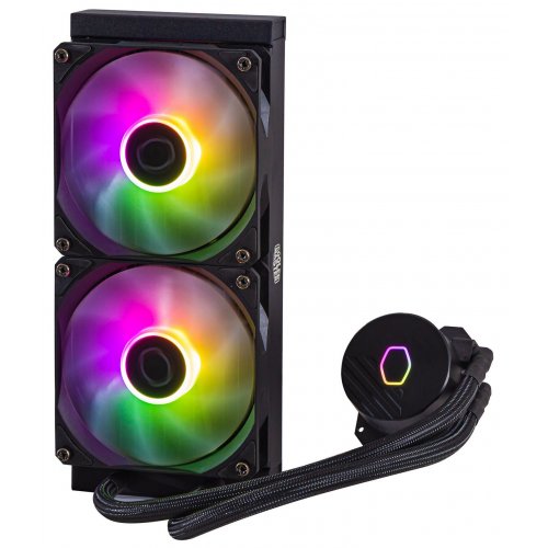 Продати Готова СВО Cooler Master MasterLiquid 240L Core ARGB (MLW-D24M-A18PZ-R1) Black за Trade-In у інтернет-магазині Телемарт - Київ, Дніпро, Україна фото