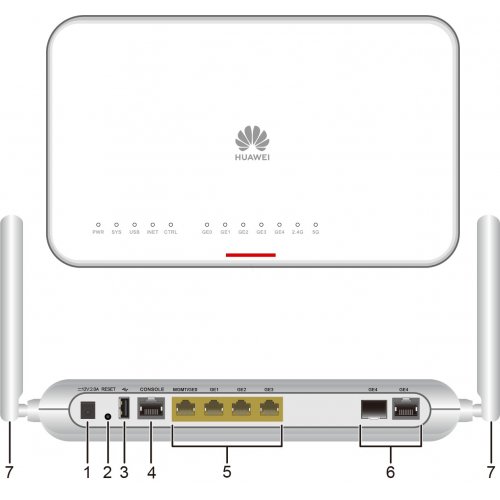 Wi-Fi роутер Huawei AR611W (50010481) купить в Украине: Киев, Днепр, Харьков, Одесса  | Низкая цена, отзывы, характеристики от TELEMART фото