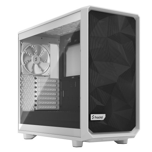 Купить Корпус Fractal Design Meshify 2 Lite Tempered Glass без БП (FD-C-MEL2A-04) White с проверкой совместимости: обзор, характеристики, цена в Киеве, Днепре, Одессе, Харькове, Украине | интернет-магазин TELEMART.UA фото