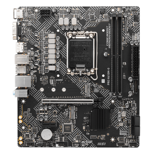 Фото Материнская плата MSI PRO H610M-G (s1700, Intel H610)