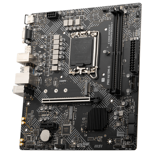 Фото Материнская плата MSI PRO H610M-G (s1700, Intel H610)