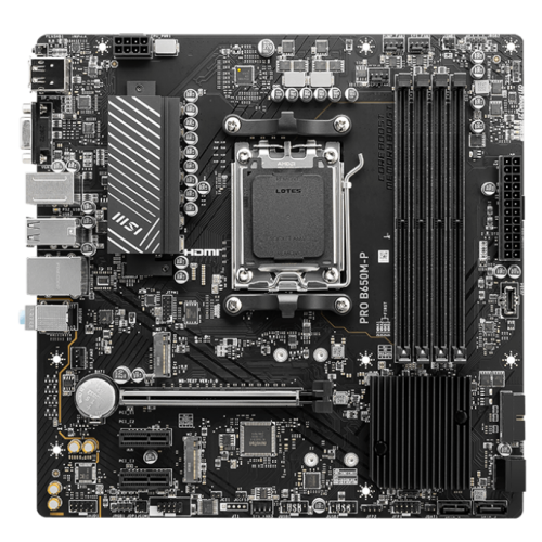 Photo Motherboard MSI PRO B650M-P (sAM5, AMD B650)