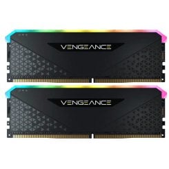 Фото Corsair DDR4 64GB (2x32GB) 3200Mhz Vengeance RGB RS Black (CMG64GX4M2E3200C16)